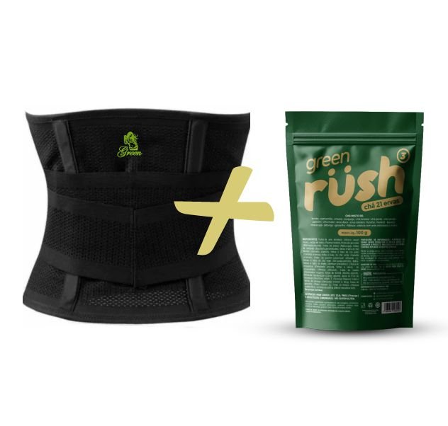 Kit Chá Detox + Cinta Modeladora