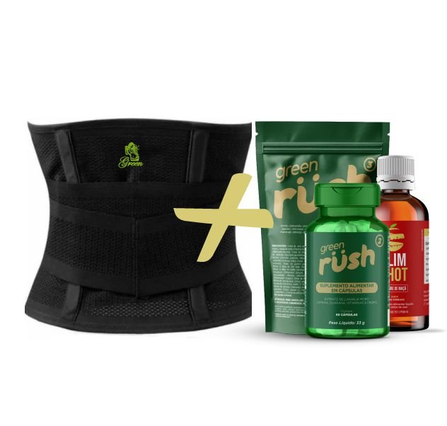 Kit Emagrecedor + Cinta Modeladora